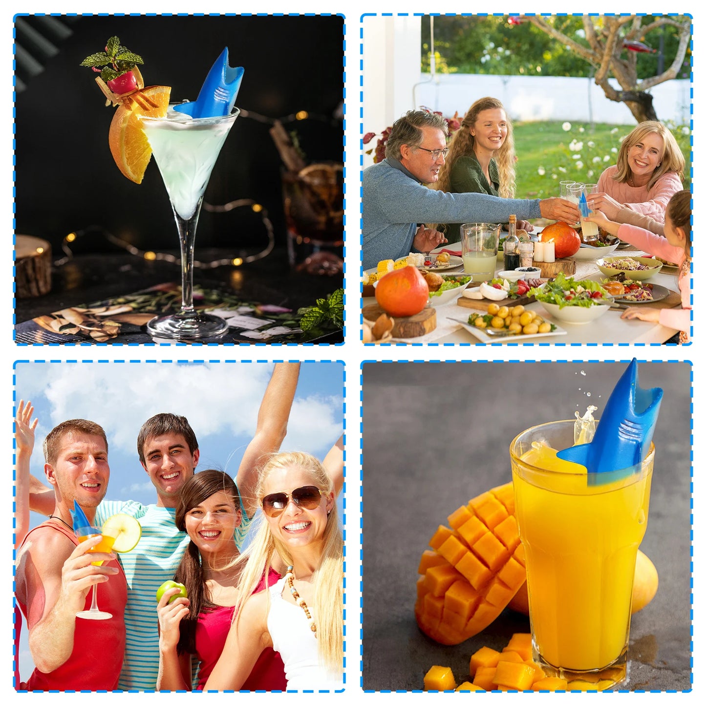 The Original Shark Attack Toy for Cocktail & Drinks
